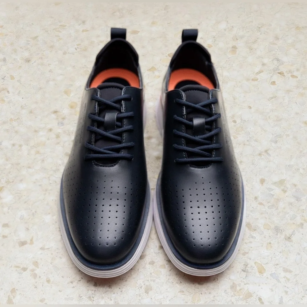 Bruno Marc Men's MaxFlex Sneakers Oxfords Shoes, Blue Size 11